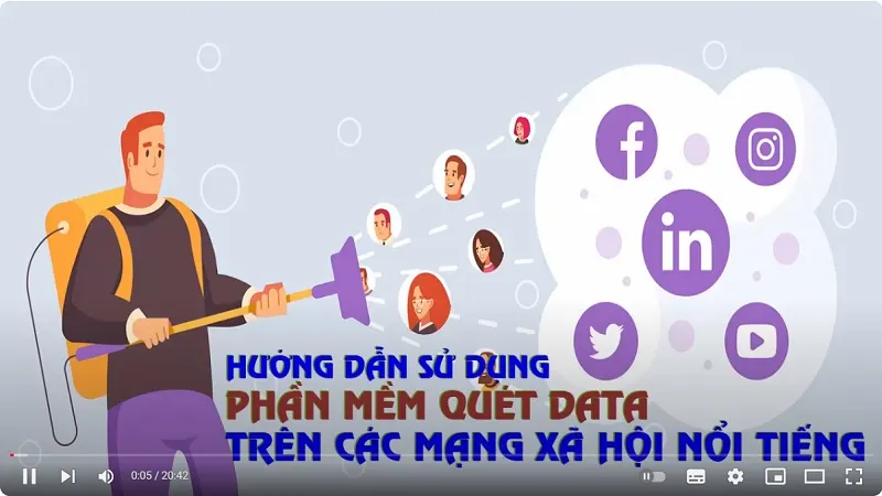 Hướng dẫn sử dụng Tool tự động Quét Mạng Xã Hội từ A - Z
